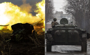 קרבות עזים באוקראינה (צילום: SAMEER AL-DOUMY/AFP/Chris McGrath/Getty Images)