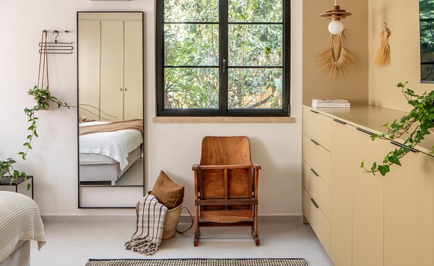 מייקאובר חדר שינה, ג, עיצוב אורלי גונן - 14 (צילום: יואב פלד)