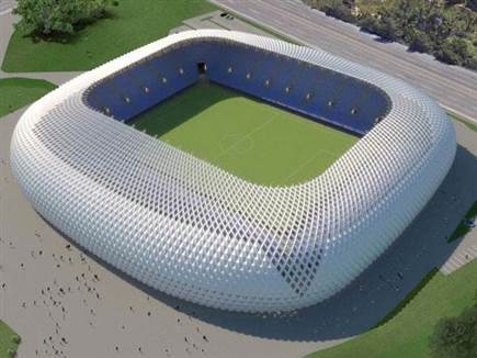 הדמייה של האיצטדיון החדש באשדוד (משרד גולדשמיט ארדיטי בן נעים) (צילום: ספורט 5)