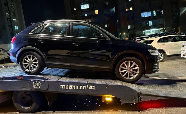 הרכב של אחת הבלדריות שהוחרם (צילום: משטרת ישראל)