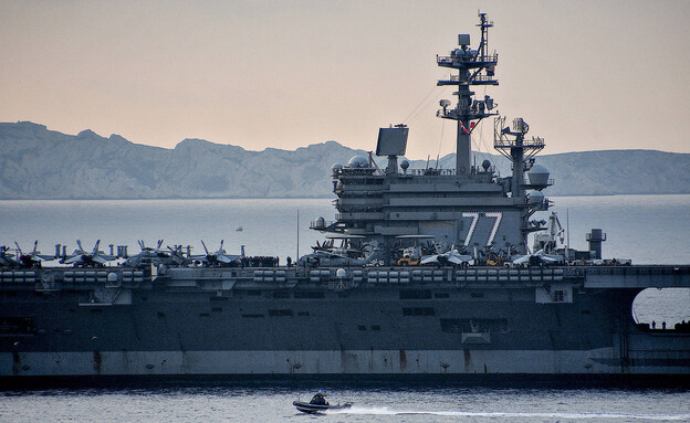 נושאת המטוסים, ג'ורג' בוש (צילום: Gerard Bottino/SOPA Images/LightRocket, getty images)