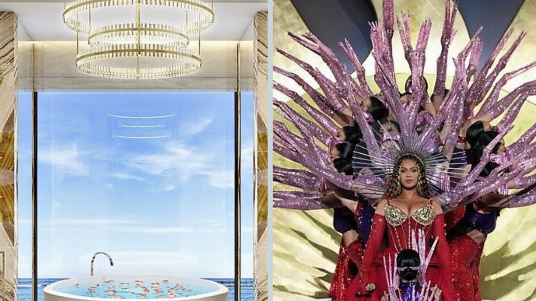 ביונסה בהופעה בדובאי