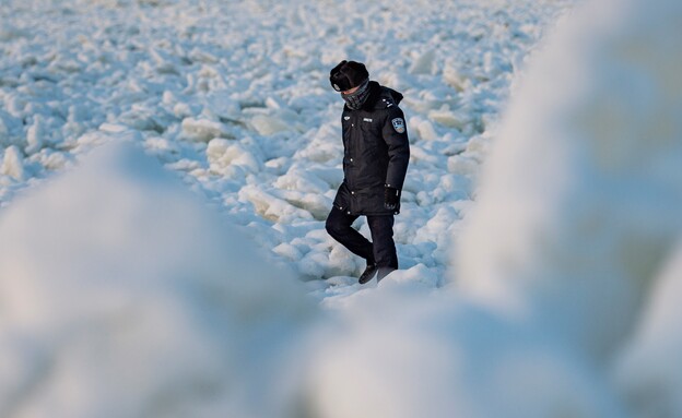 שיא הקור בסין נשבר 53- מעלות (צילום: Xinhua News Agency, GETTYIMAGES)
