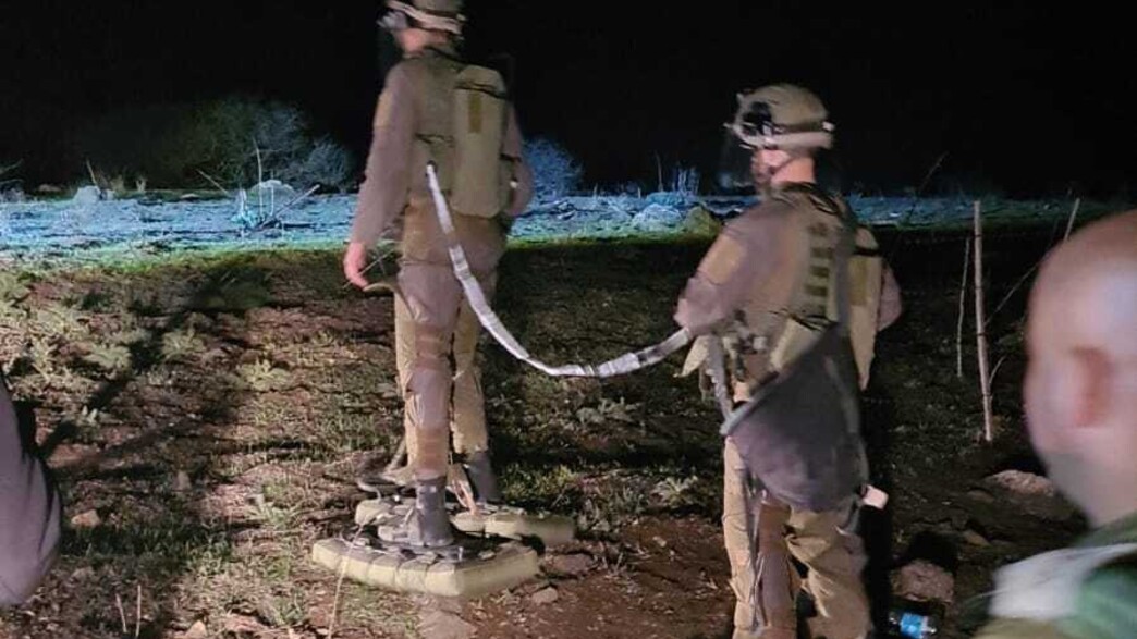 חילוץ נער משדה מוקשים בצפון