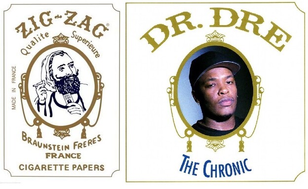 ניירות גלגול זיג זג, האלבום "The Chronic" של ד"ר דרה (צילום: wikipedia)