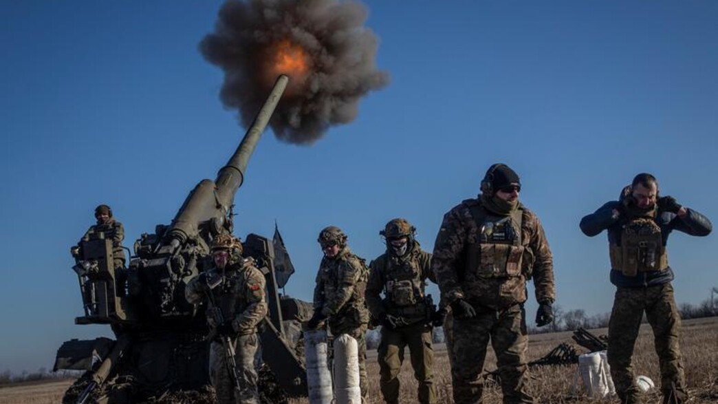 לוחמים בצבא אוקראינה בדונייצק לוחמים בצבא אוקראינה בדונייצק