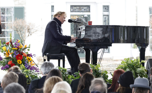 אקסל רוז בטקס ההלוויה של ליסה מארי פרסלי (צילום:  Jason Kempin/Getty Images)