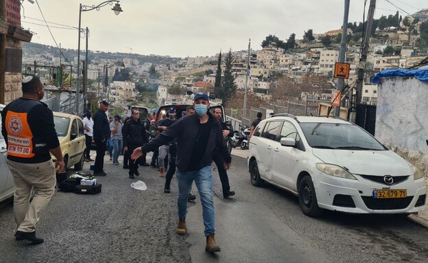 Attack in the Old City of Jerusalem (photo: according to Section 27 A)