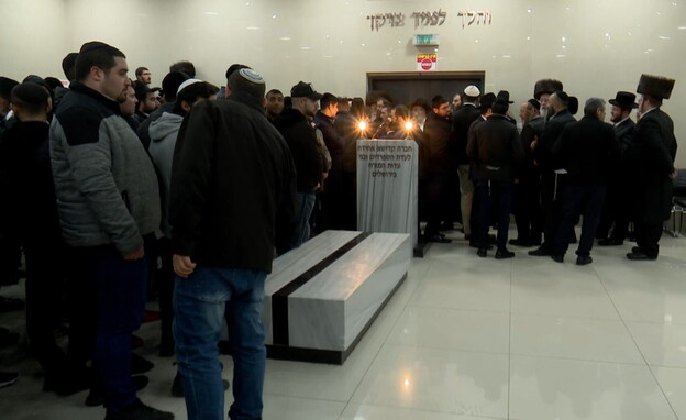 The funeral of Asher Natan, the 14-year-old who was murdered in an attack in Jerusalem (Photo: News 12)