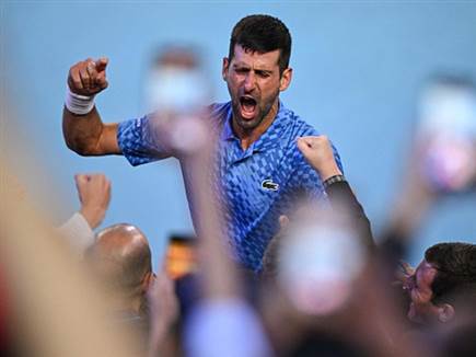 שנה של תסכול יצאה. ג'וקוביץ' (GETTY)