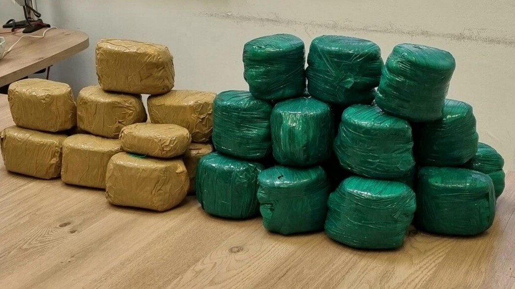 שני תושבי סוריה נעצרו עם 21 ק"ג חשיש