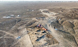 טברנה בת כ-5,000 שנים שהתגלתה בעיראק (צילום: Lagash Archaeological Project, CNN)
