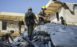 יחידת החילוץ הארצית של פיקוד העורף (צילום: דובר צה"ל)