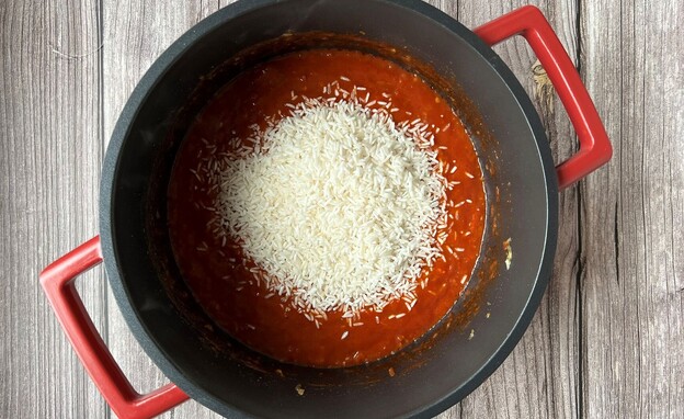 מרק עגבניות ואורז קלאסי