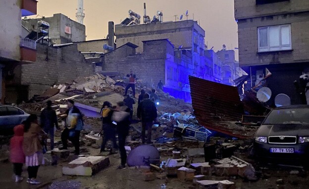 רעידת האדמה בטורקיה (צילום: רשתות חברתיות)