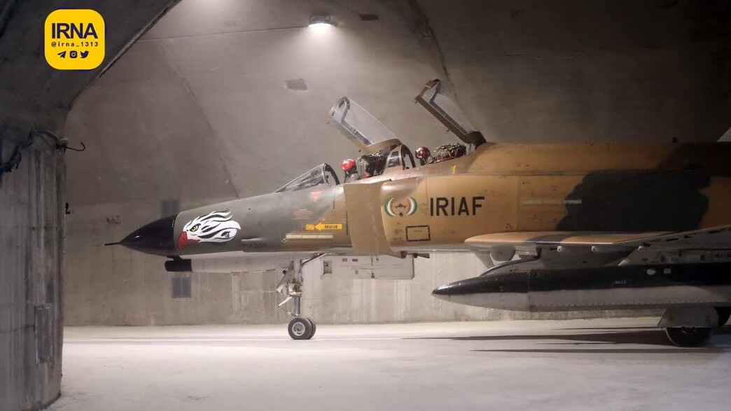 הבסיס האווירי התת קרקעי באיראן (צילום: IRNA)
