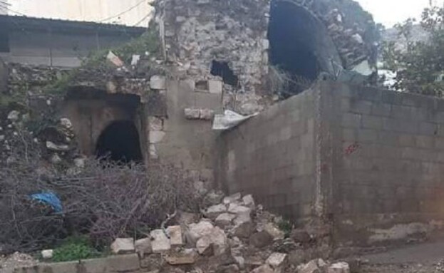 בעקבות רעידת האדמה: בית ישן קרס בכפר קליל