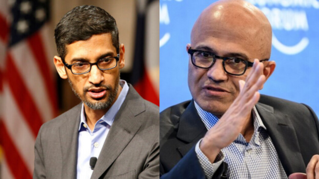 סאטיה נאדלה וסונדאר פיצ'אי סאטיה נאדלה וסונדאר פיצ'אי