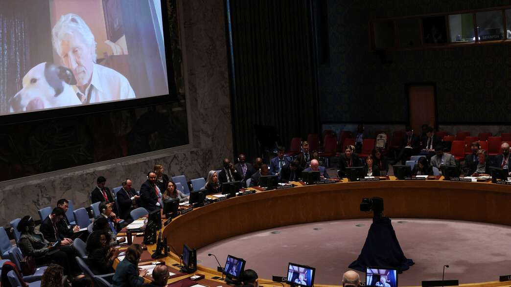 רוג'ר ווטרס דיבר באו"ם רוג'ר ווטרס דיבר באו"ם