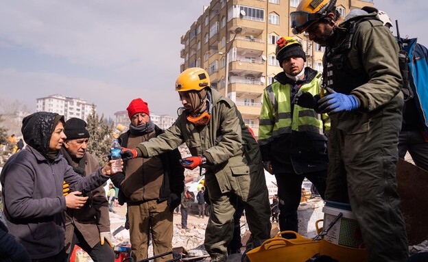 מבצע החילוץ בטורקיה (צילום: דובר צה