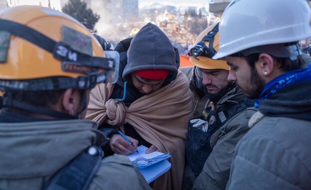 מבצע החילוץ בטורקיה (צילום: דובר צה