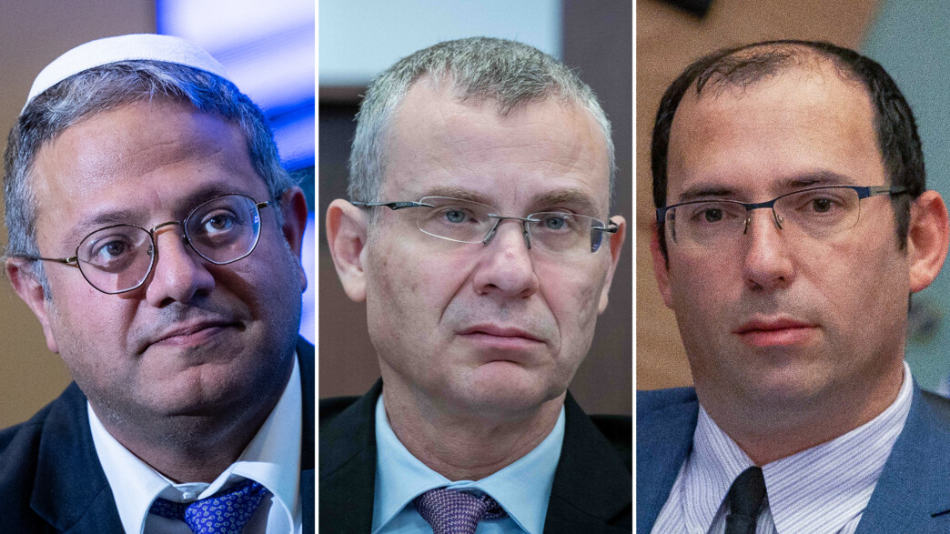 שמחה רוטמן, יריב לוין ואיתמר בן גביר