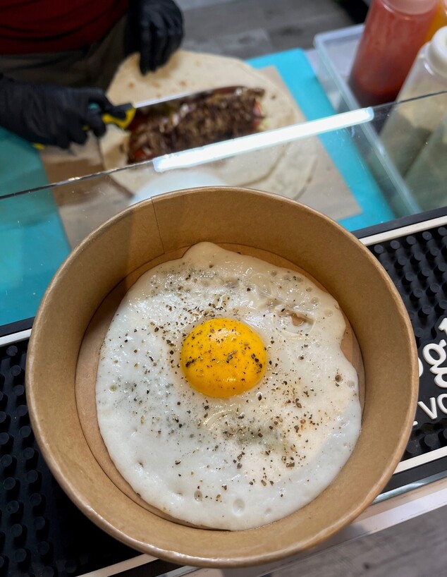 "ביצת עין" ממיצוי דלעת ערמונים וחלבון סויה (צילום: נינה גורליק, אוכל טוב, mako)