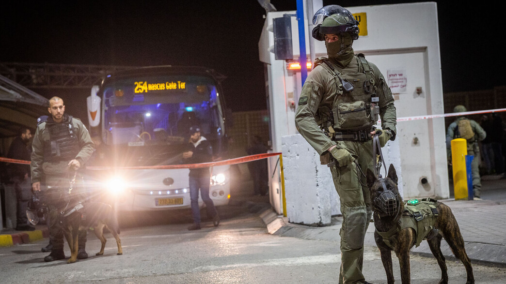 זירת הפיגוע בשועאפט שבירושלים