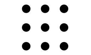 חידת 9 הנקודות  (עיצוב: maitree summat, shutterstock)