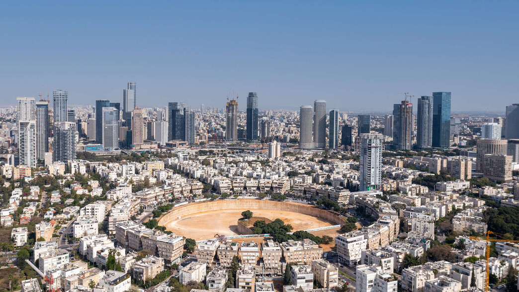 כיכר המדינה בתל אביב (צילום: StockStudio Aerials, shutterstock)