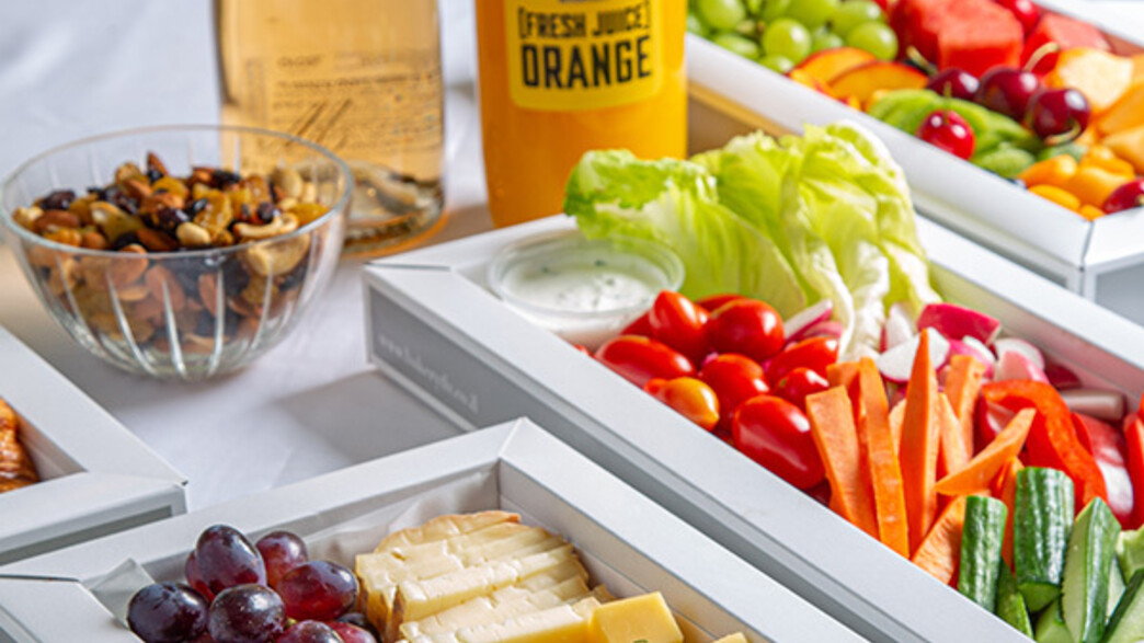 מגשי ירקות של הדליקטסן