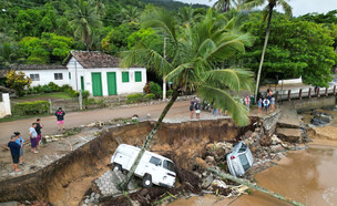 שיטפונות בברזיל (צילום: רויטרס)