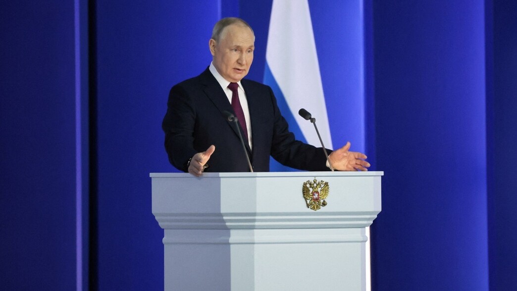 פוטין בנאום נרחב על המלחמה באוקראינה