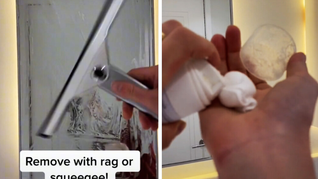 טיפ למראה באמבטיה