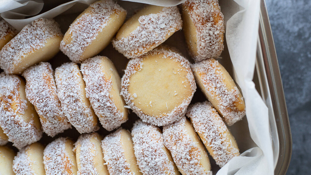 מיני אלפחורס עם טופי קרמל מיני אלפחורס עם טופי קרמל