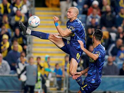 אך גם הצהובים תקפו מנגד (אלן שיבר)