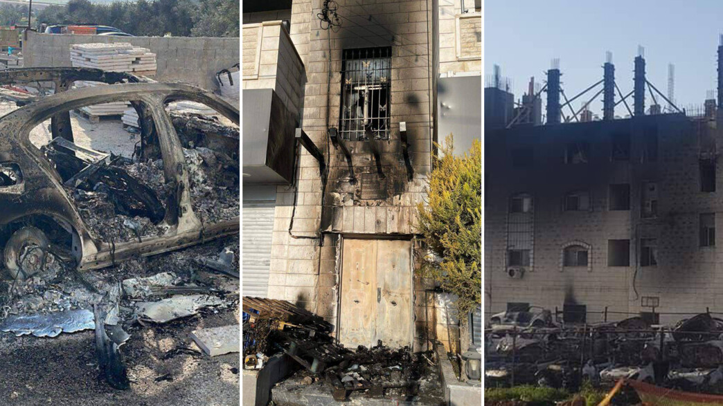 נזק בחווארה נזק בחווארה