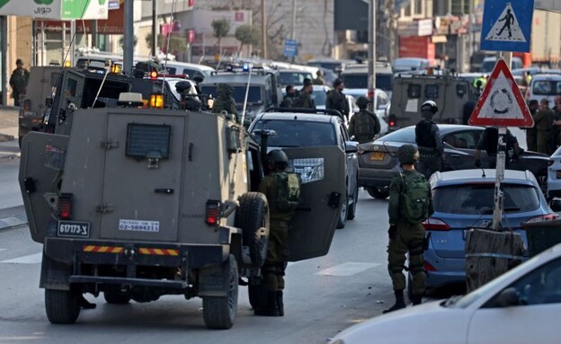 פעילות כוחות ומחסומים ביהודה ושומרון (צילום: AHMAD GHARABLI/AFP/GettyImages)