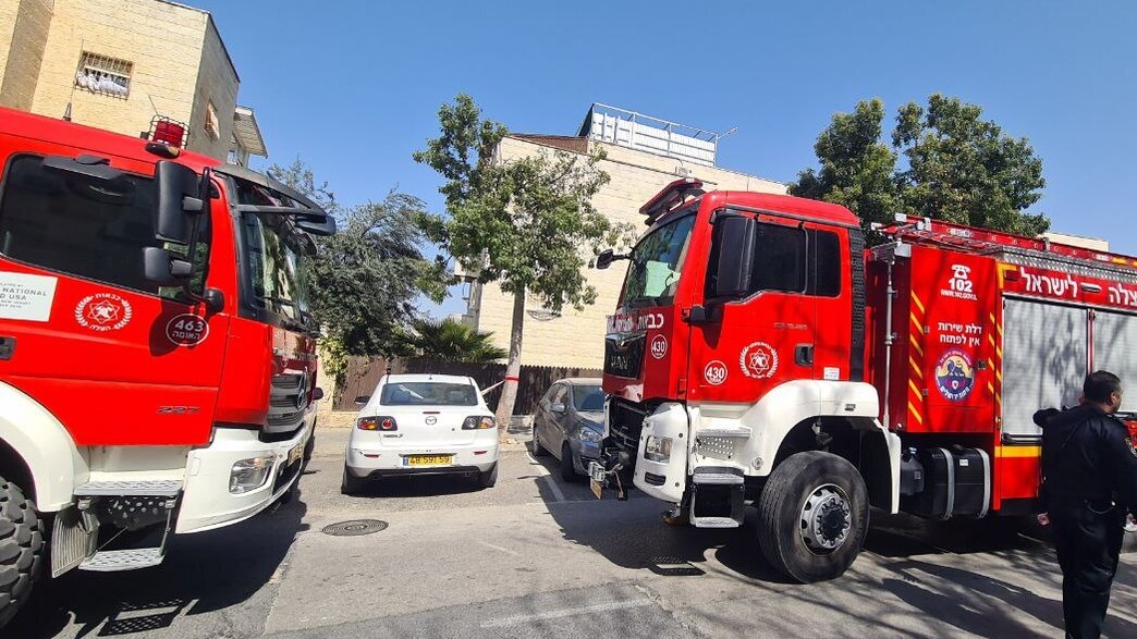 פיצוץ בלון גז בבניין מגורים בשכונת פסגת זאב