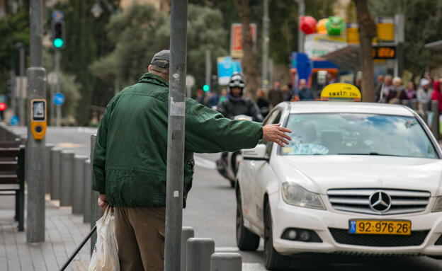 מונית, מוניות (צילום: אוליביה פיטוסי , פלאש 90)