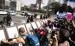 ההפגנות נגד המהפכה המשפטית בתל אביב (צילום: Amir Levy/Getty Images)