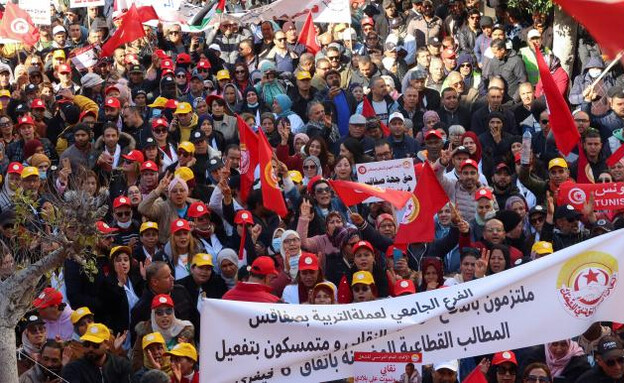הפגנות בעד הדמוקרטיה בתוניסיה