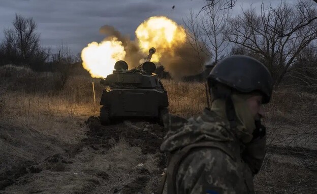 הלחימה במחוז דונייצק, אוקראינה (צילום: AP)