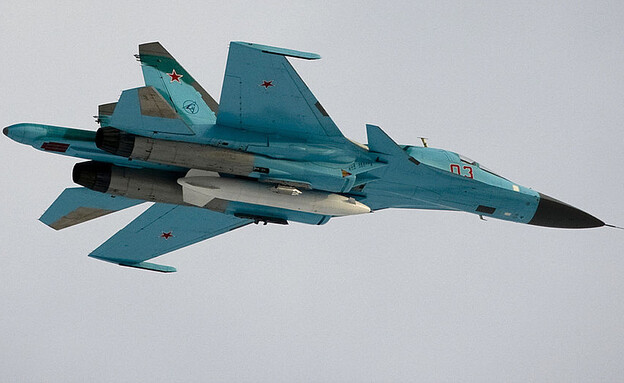 מטוס הקרב (צילום: ALEXANDER ZEMLIANICHENKO/AFP/GettyImages)