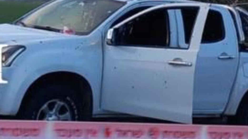 רכב התפוצץ בצומת מגידו