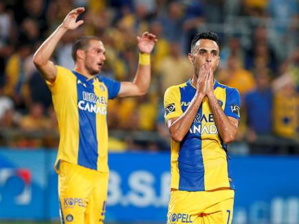 הכישלון הגדול של העונה. מכבי ת"א (צילום: אלן שיבר)