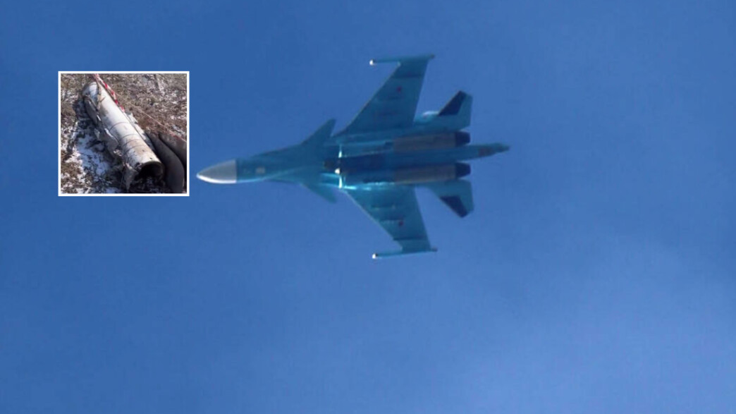 מטוס הקרב וההוכחה לטיל (צילום: AMER ALMOHIBANY/AFP/GettyImages | רשתות חברתיות לפי סעיף 27א')