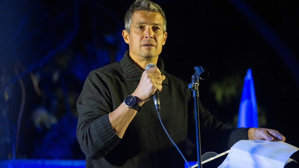 יועז הנדל בהפגנת הימין בירושלים יועז הנדל בהפגנת הימין בירושלים