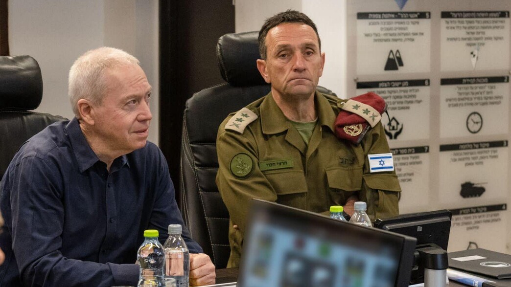 שר הביטחון יואב גלנט והרמטכ"ל הרצי הלוי