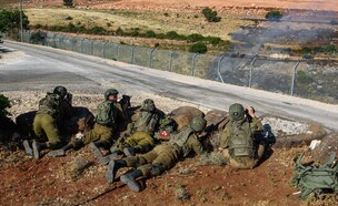 צה"ל, חיילים, לוחמים, לוחם, גבול לבנון (צילום: באסל עווידאת, פלאש/90 )